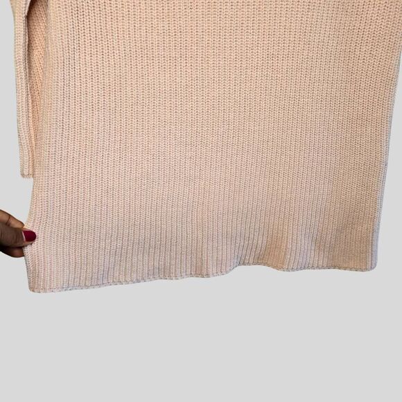Chico’s Sweater Women’s Size Small Pink Knit Scalloped Neck Bell Sleeve Top - Picture 10 of 13